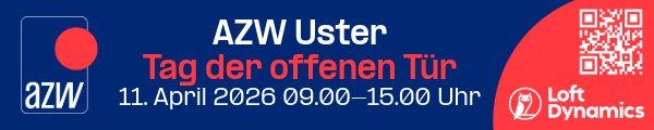 Banner für Tag der offenen Tür AZW Uster